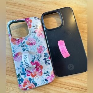 Loopy Cases for iPhone 12 Pro- Floral and Black Phone Case Sets